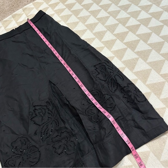 Tanya Taylor black embroidered skirt - Picture 3 of 4